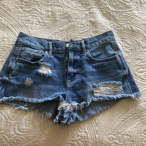 Denim shorts